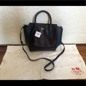 NWT Coach Legacy Mini Tanner Two Toned Handbag